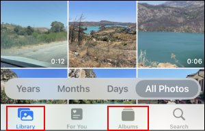 To view iCloud photos in Photos App