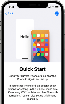 configuration iphone 14 longue