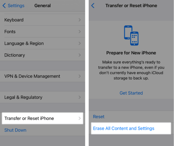 how to restore photos from icloud to new iphone after reset