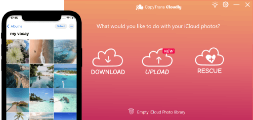 CopyTrans Cloudly for your iCloud photos