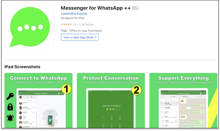 WhatsApp Chat for iPad