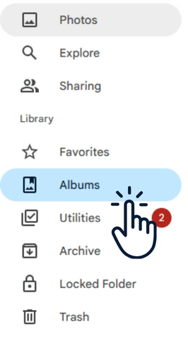 Create Shared album in Google photos