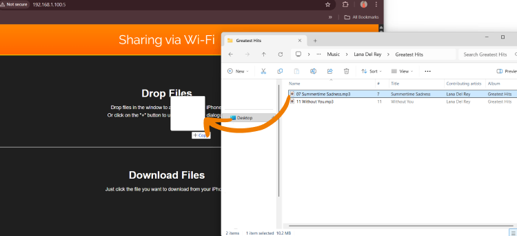 Transfer music from PC to an iPhone without iTunes.
