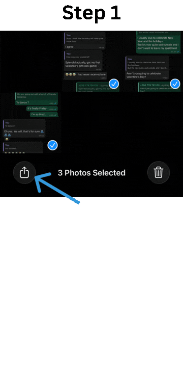 Export text message to PDF on iPhone