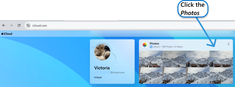 Where are my photon on icloud.com?