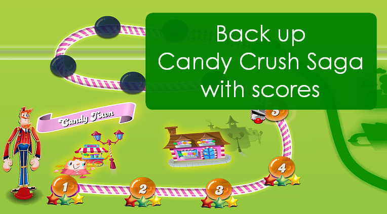 How to backup Candy Crush saga with scores