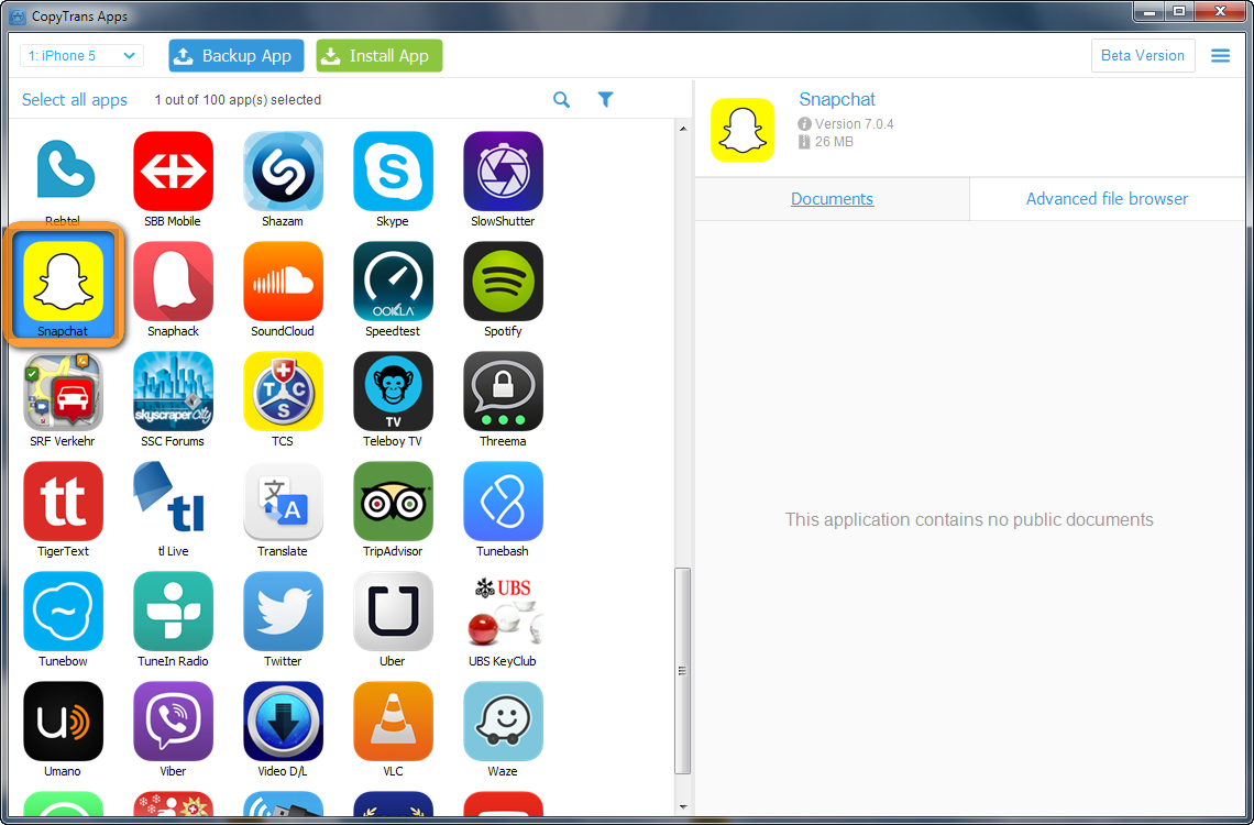 How to save Snapchat videos and photos from iPhone to PC ...