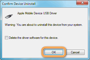 windows prompt to uninstall driver