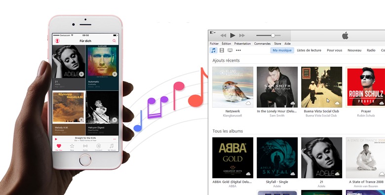 Transfer iPhone music to PC