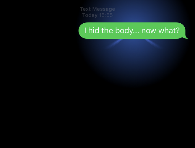 Print iMessage for court procedures (iMessage from a friend)