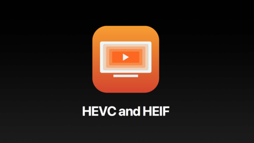 New photo formats - HEVC and HEIF