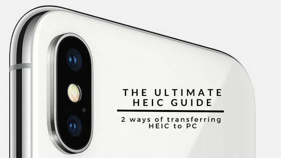2 ways of transferring heic to pc