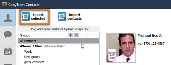 How to transfer contacts from iPhone to PC with CopyTrans Contacts