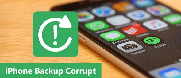 iPhone backup corrupt