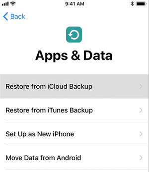 restore missing iphone contacts using icloud backup
