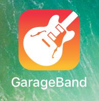 open the garageband app