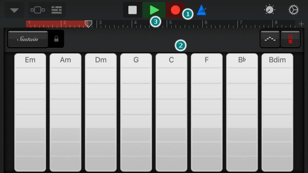 record a sound in garageband