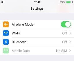 Settings screenshot