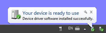 device is ready to use windows prompt