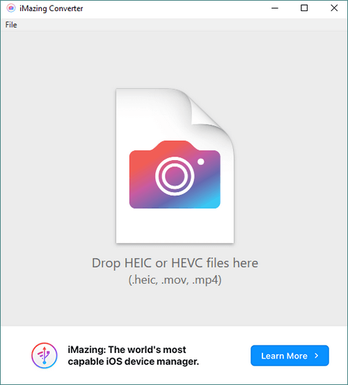 HEIC converter iMazing Software
