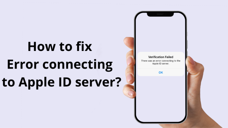 how to fix error connecting to apple server