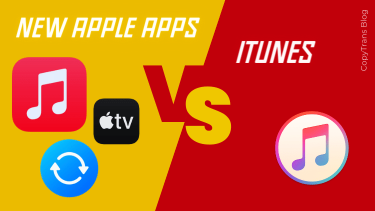 New Apple apps vs iTunes