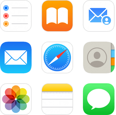 Apps in iCloud saved