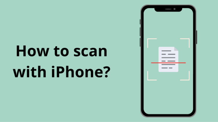 How to scan with iphone