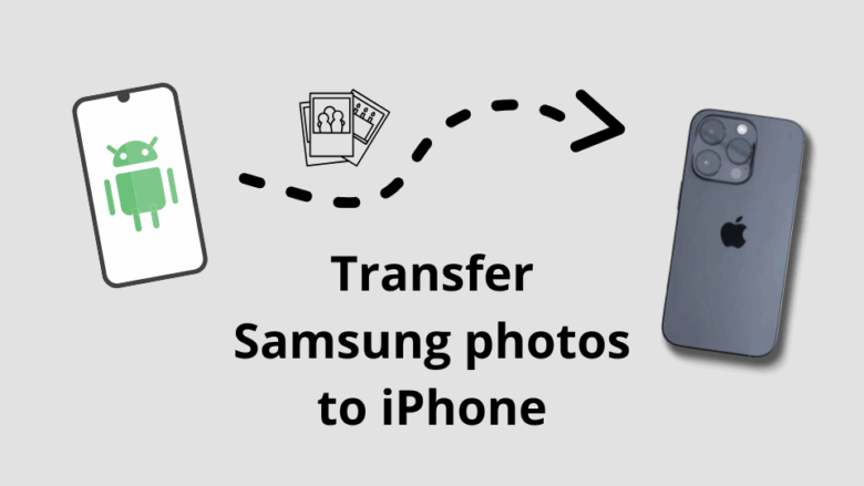 How to transfer photos from Samsung to iPhone ?
