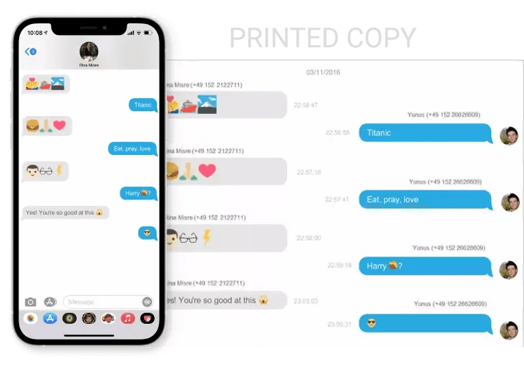 iPhone messages on PC
