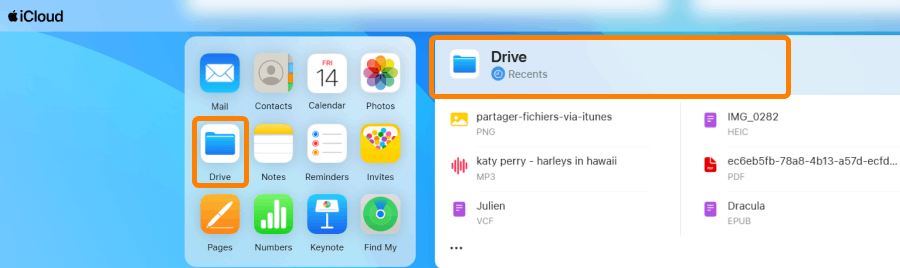 How do I move desktop files to my iCloud Drive?